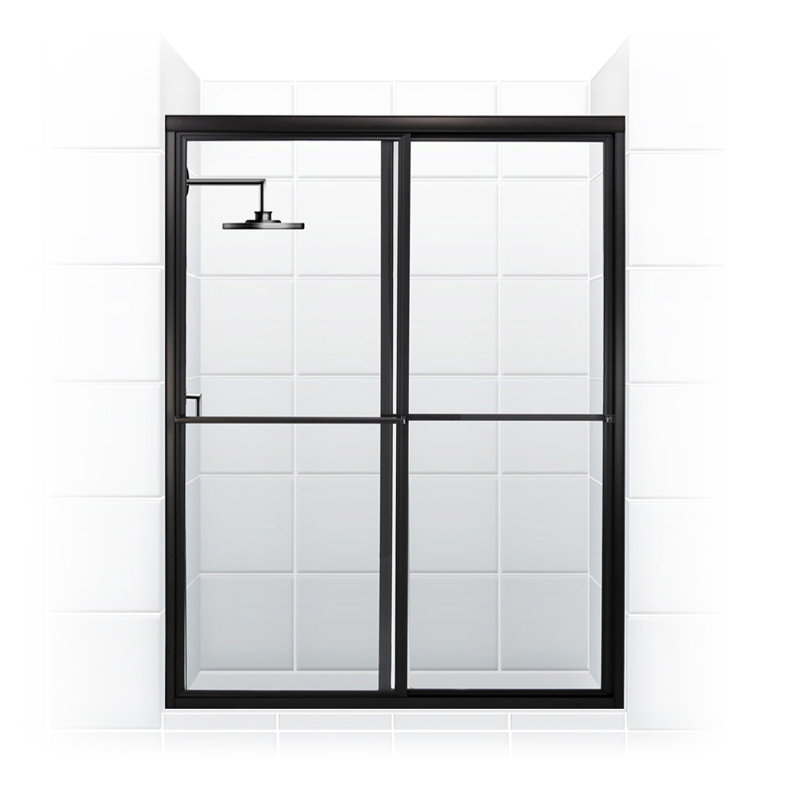 Coastal Industries Newport Series 58" x 70" Bypass Framed Shower Door